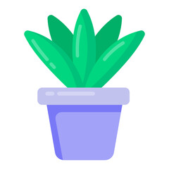 
Plants inside mud denoting flat icon of cultivation 

