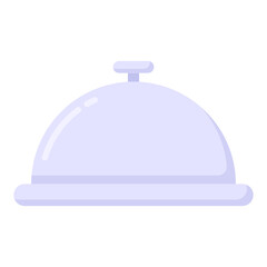 
Cloche, flat icon design 

