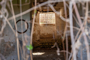 dilapidated houses no longer accessible earthquake and catastrophes