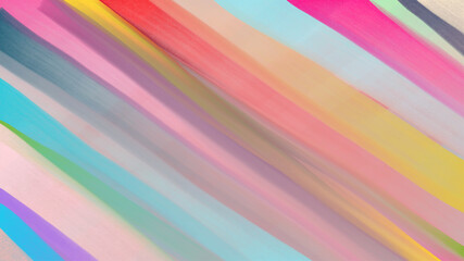 Vector hand drawn painting. Abstract art brush strokes of paint. Freehand painting on canvas. Artistic colorful stripes. Poster or banner. Spots of paint. Trend contemporary art. Colorful canvas.