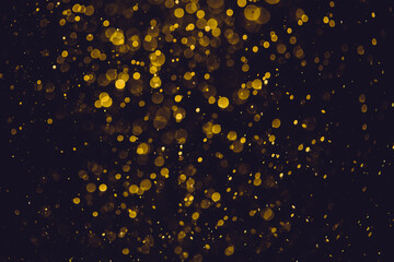 Vintage abstract gold bokeh
