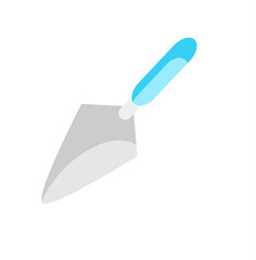 Garden tool. Scoop shovel isolated vector clip art