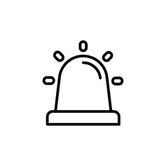 Security Alarm icon in vector. Logotype