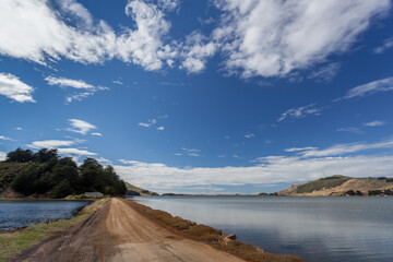 OTAGO PENINSULA, DUNEDIN/NEW ZEALAND FEBRUARY 20 : The Otago Peninsula near Dunedin in New Zealand on Februrary 20, 2012