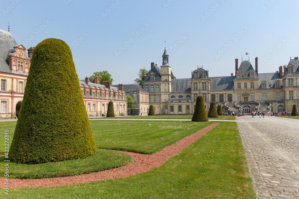 Sticker Jardin du château de Fontainebleau, Seine-et-Marne