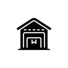 Warehouse icon in vector. Logotype