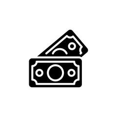 Cash icon in vector. Logotype
