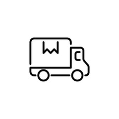 Delivery Truck icon in vector. Logotype