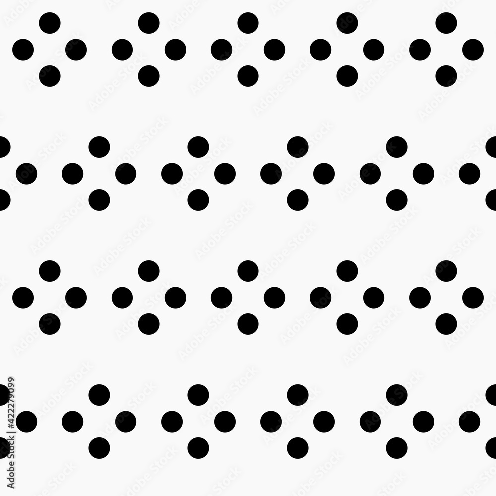 Aufkleber four dots pattern. vector dots pattern. simple dots seamless pattern.