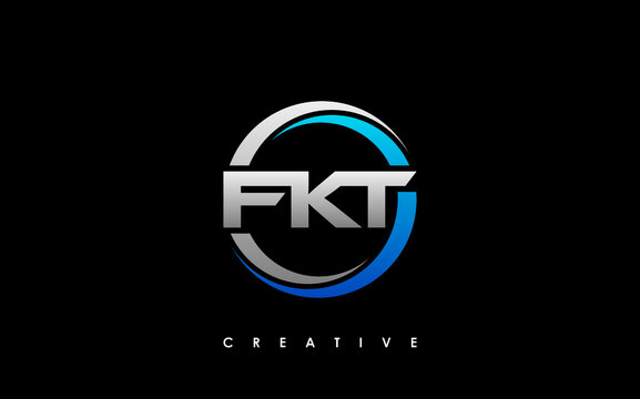 FKT Letter Initial Logo Design Template Vector Illustration