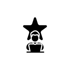 Freelancer icon in vector. Logotype