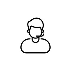 Assistance icon in vector. Logotype