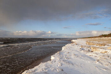 landscape with snow