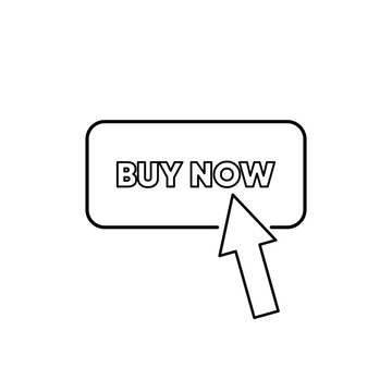 black icon buy now button image