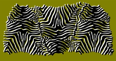 Zebra skin background. Animal print.