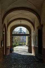 Historisches Burgportal in Kleve am Niederrhein