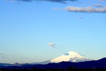 朝の富士山