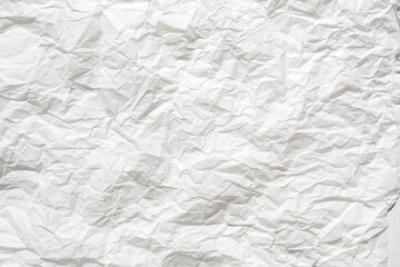 empty textured background. sheet of crumpled white paper