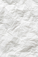 empty textured background. sheet of crumpled white paper