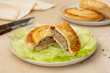 Patties or fried pasty stuffed with minced meat pies.
