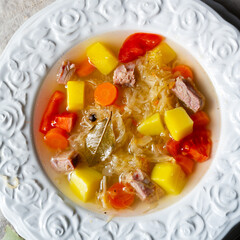 kapusniak delicious polish sauerkraut soup