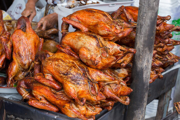Close up of Roast duck.