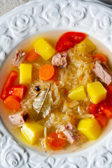kapusniak delicious polish sauerkraut soup
