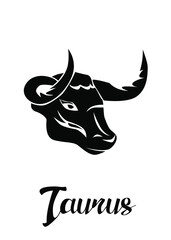 
The illustration - zodiac sign in the black color.