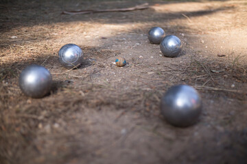 boulles de pétanque
