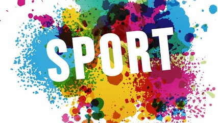 sport graphic and paint color