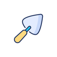 Trowel icon in vector. Logotype