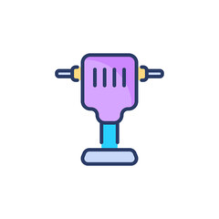 Earth Rammer icon in vector. Logotype