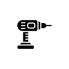 Electric Drill icon in vector. Logotype