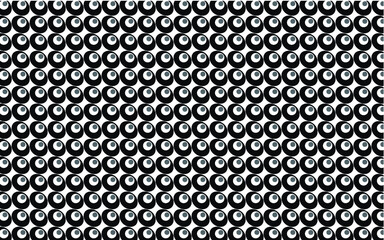 black and white geometric pattern background, halftone monochrome repeating texture