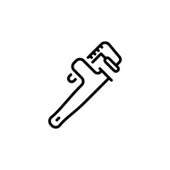 Monkeywrench icon in vector. Logotype