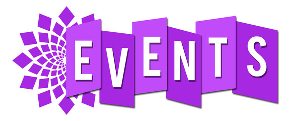 Events Circular Professional Purple 