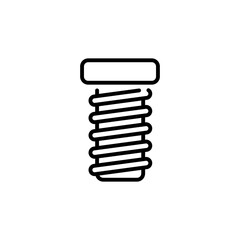 Bolt icon in vector. Logotype