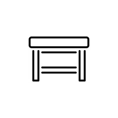 Workbench icon in vector. Logotype