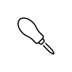 Bradawl icon in vector. Logotype