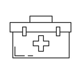 Medical bag icon vector illustration