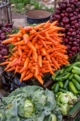 carrots in the market