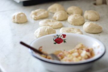 the process of making homemade pies