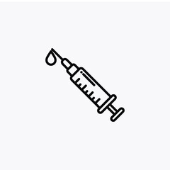 injection icon sign vector