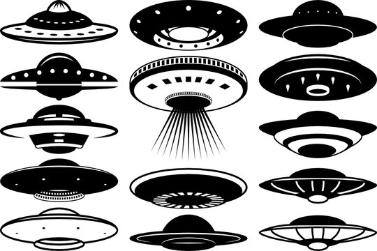 space ship clip art black and white