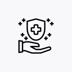 safe icon sign vector