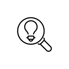 Active Search icon in vector. Logotype