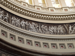 US Capitol Rotunda Frieze of American History - obrazy, fototapety, plakaty