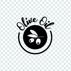 Vector image. Olive oil icon.