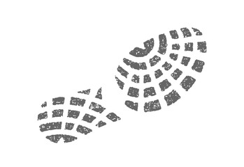 Impronta scarpa sportiva