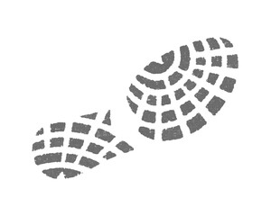 Impronta scarpa sportiva